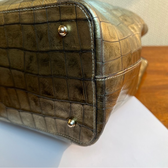 NWOT Brahmin Amelia and Debra Wallet (EUC) in Bronze Templo HTF and Retired - Picture 6 of 17